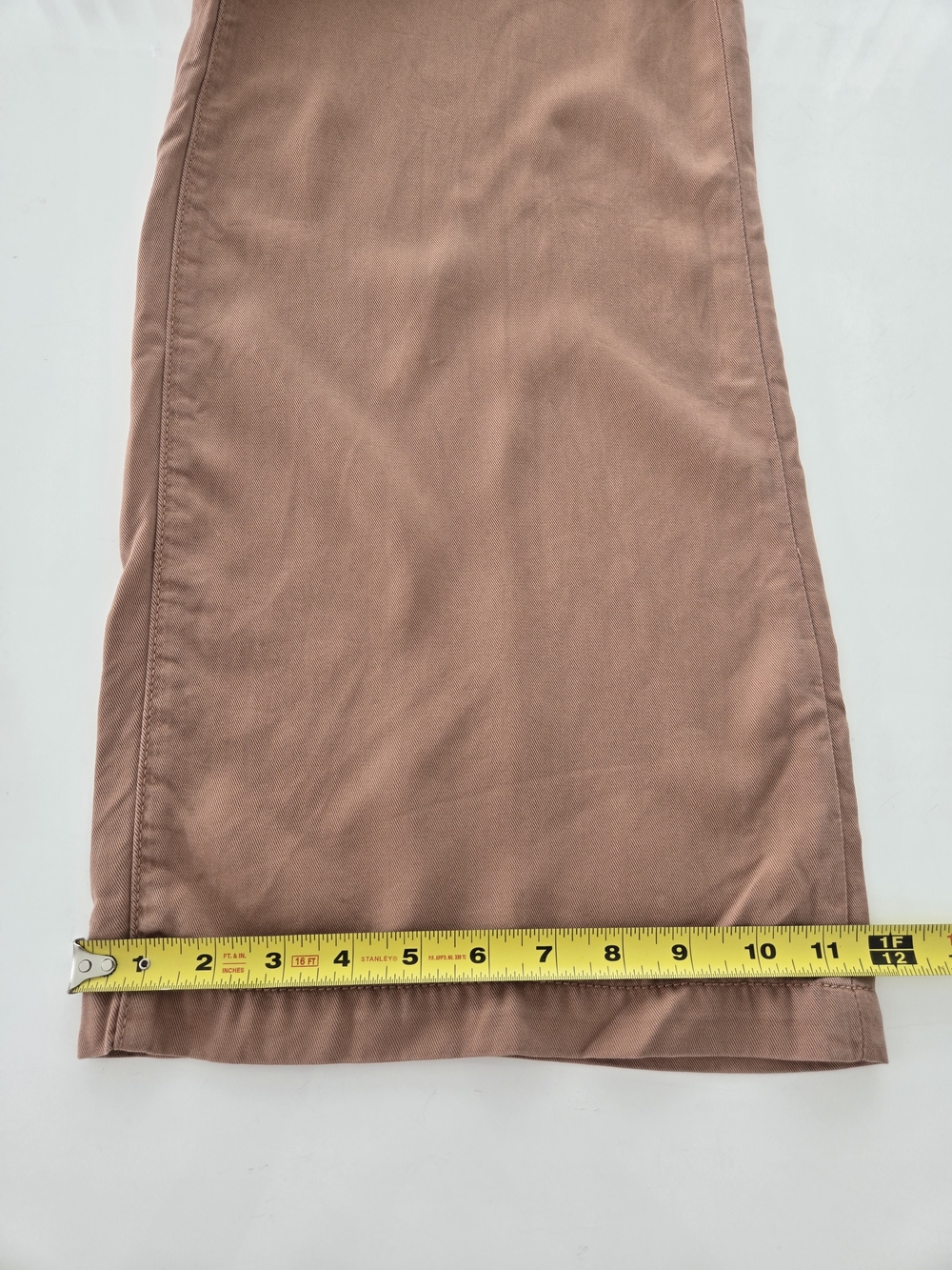 Hudson Jeans Wide-Leg Draw-Tie Pants in Camel Size 24 - Picture 15 of 15